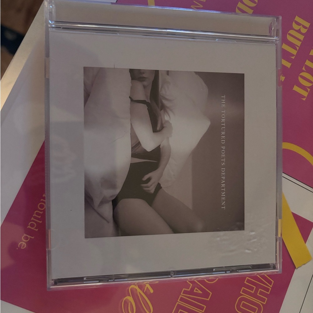 Taylor Swift CD with Black and White Cover